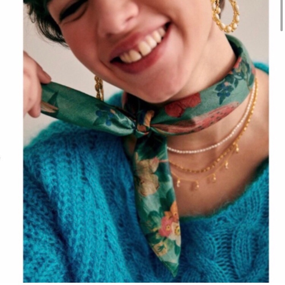 Brand new Sézane silk scarf